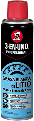 3 en Uno Profesional Grasa Blanca de Litio en Spray 250 ml